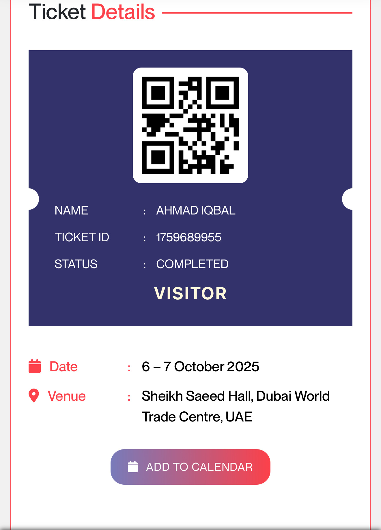 Dubai World Trade Centre — Ahmad Iqbal